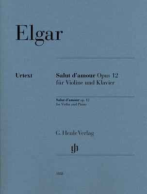 Henle Verlag Elgar Salut d'Amour Violin