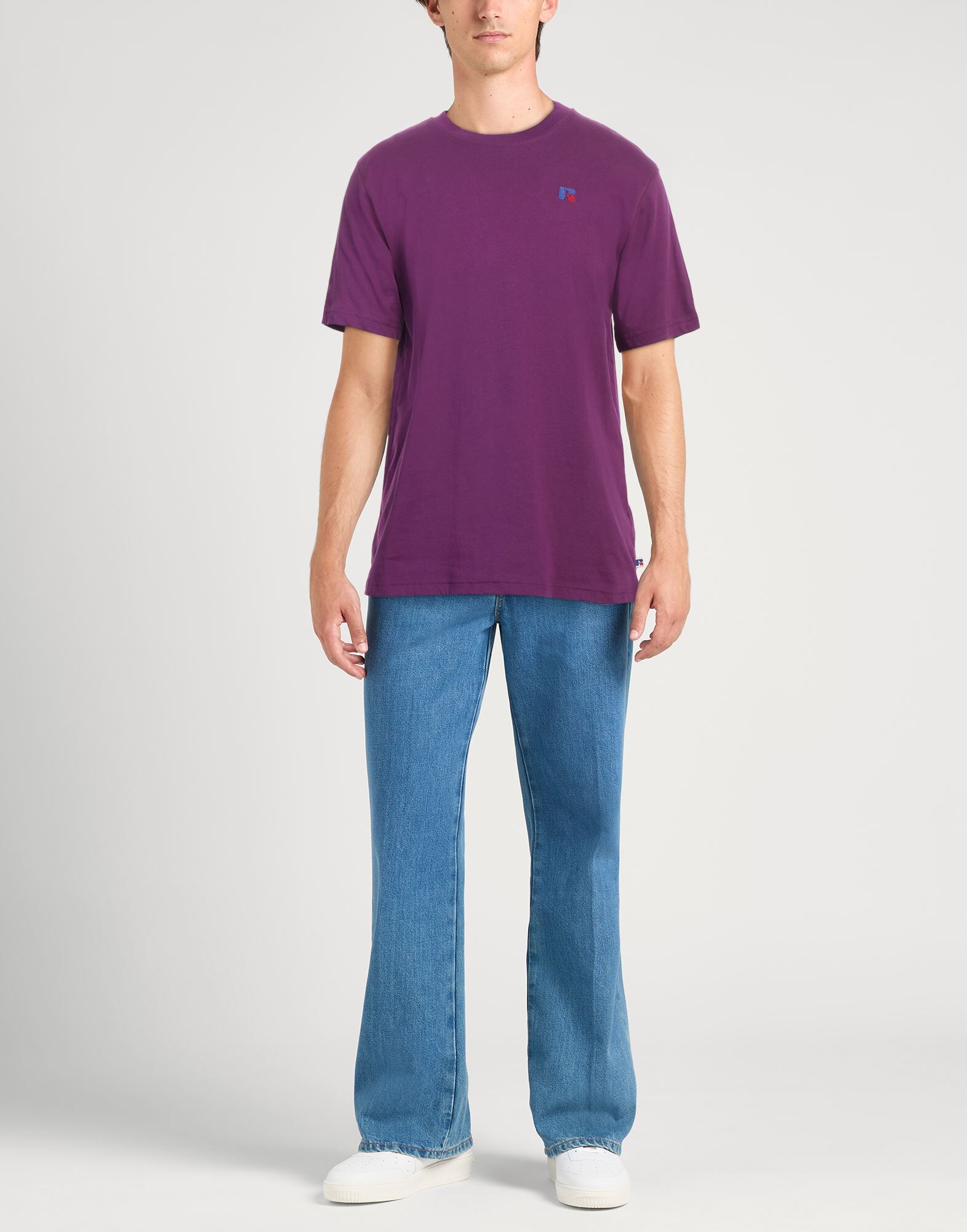 Russell Athletic Camiseta Hombre Morado M,S Hombre