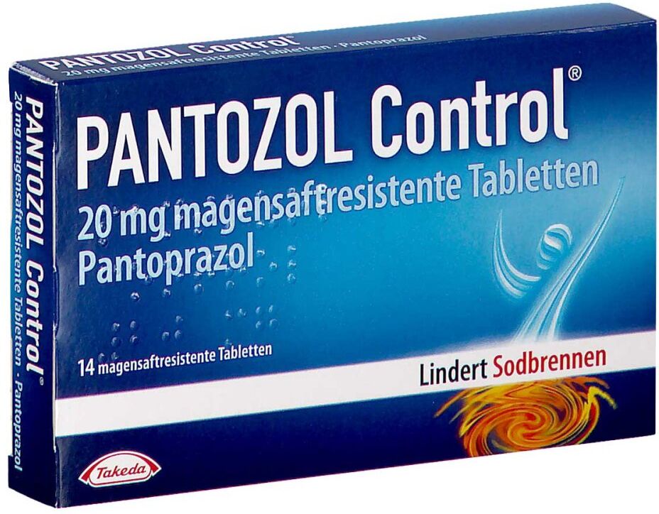 Pantozol Control 20mg magensaftresistente Tabletten 14stk