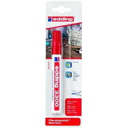 Edding Permanentmarker 3300 1-5 mm rot 1er-Blister