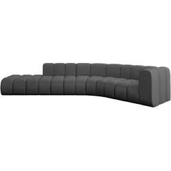 ECKSOFA modulares Sofa Tilmo-L1 - 399x194x70 cm Grau