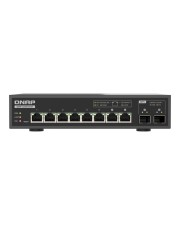 QNAP 6 ports 10GbE RJ45 2 10G SFP+/BASET (QSW-L3208-2C6T)