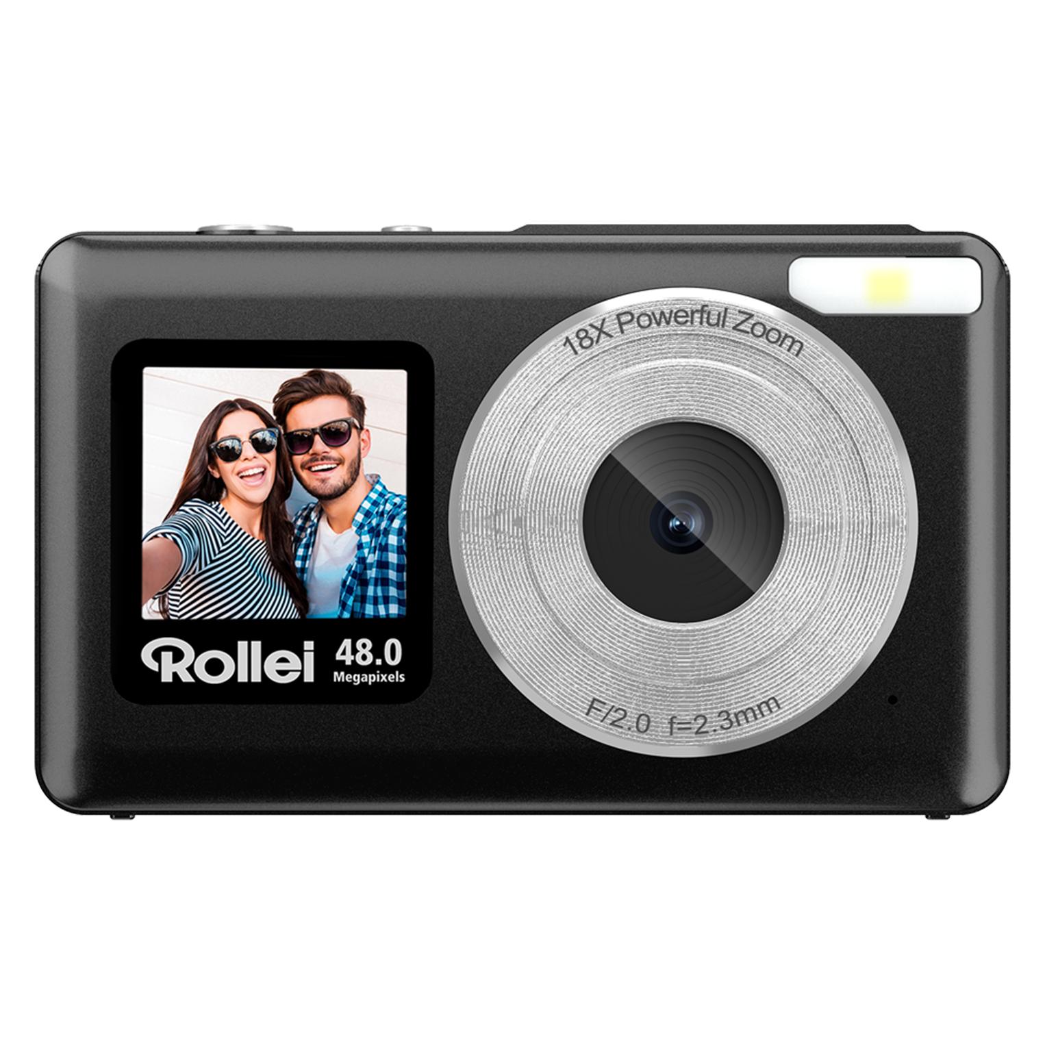 Rollei Compactline Pocket | Transparent | 48MP Digitalkamera mit 4K (48 Mpx) (11266)