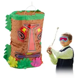 relaxdays Pinata »Tiki« 47 x 30 x 20 cm bunt mehrfarbig