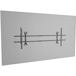 Chief Ultrawide Micro-Adjustable Static Wall Mount - For Displays 80-120" - Befestigun (Wand, 113.40 kg), TV Wandhalterung, Schwarz