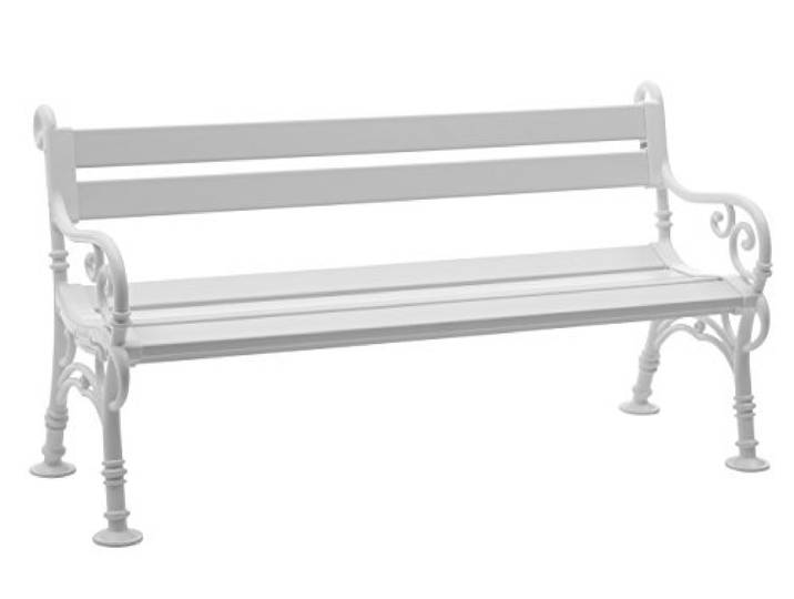 Blome Landhausbank weiss Linderhof 3-Sitzer