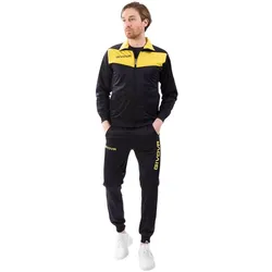 Givova, Herren, Laufjacke, Tuta Visa Triacetato Trainingsanzug marineblau gelb TR018 0407 S (S), Blau, S
