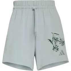 ADIDAS Damen Shorts ESSENTIALS 3-STREIFEN, Größe XS in Silber Silber