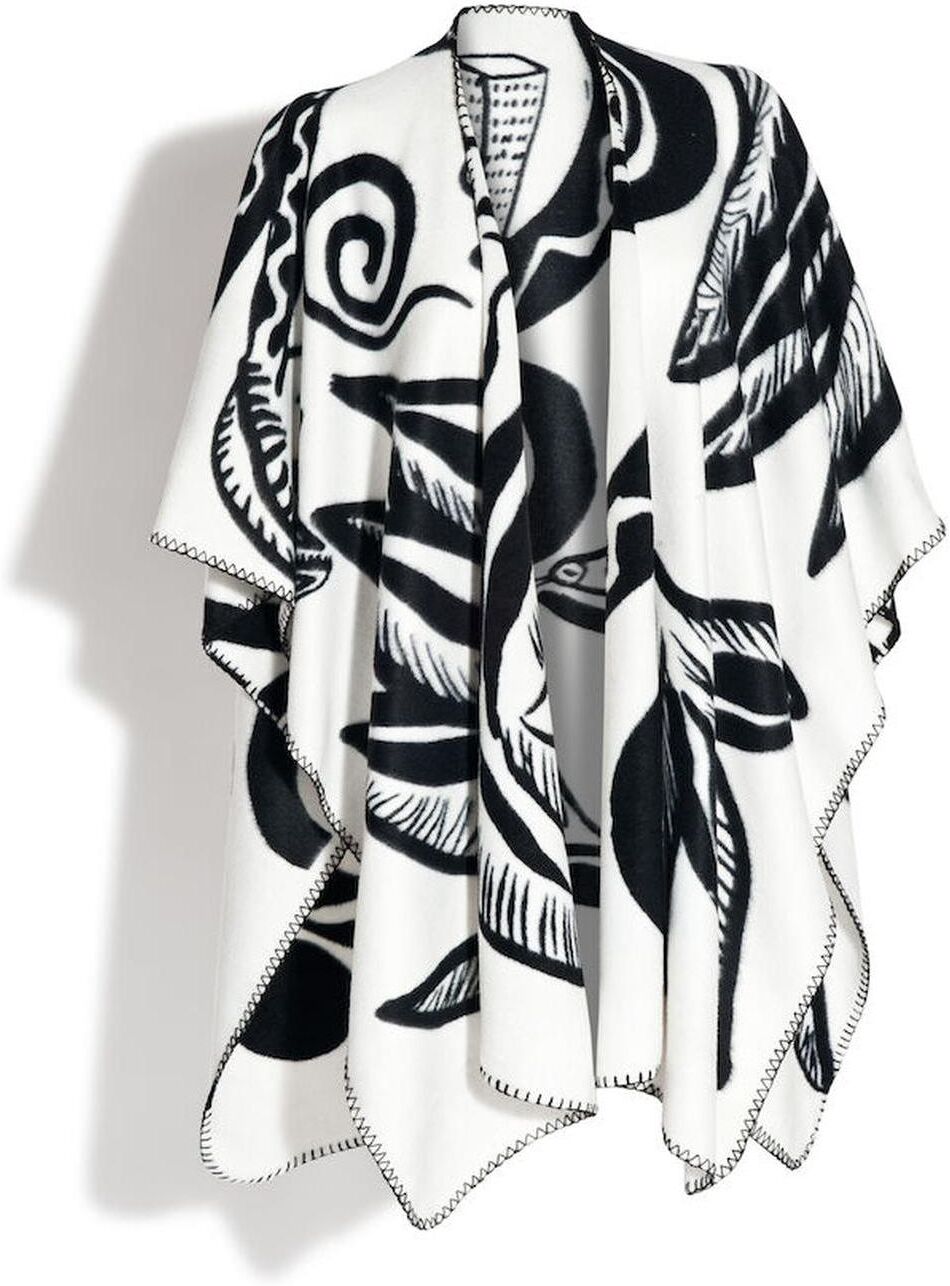 Kosta Linnewafveri Kosta Linnewäfveri 410745 Poncho Paradise White One Size