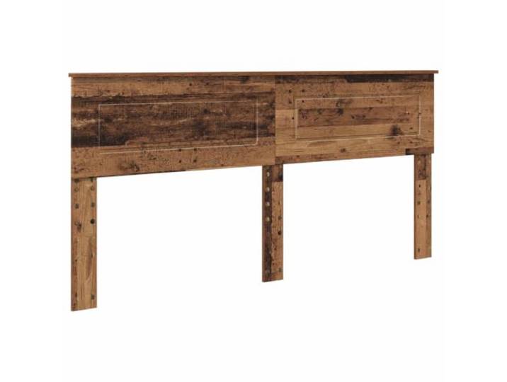 Modernes Kopfteil aus Holz, Farbe Altholz, Sauberes Design, laminierte Oberfläche, Pflege mit trockenem Tuch, rechteckige Form, geeignet für verschiedene Stile
