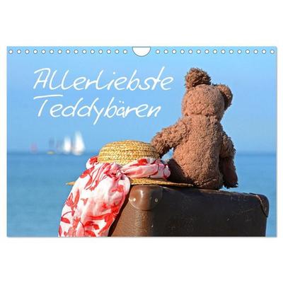 Allerliebste Teddybären (Wandkalender 2027 DIN A4 quer), CALVENDO Monatskalender