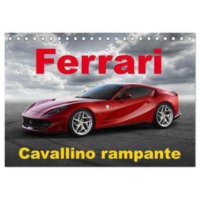Cavallino rampante - Ferrari (Tischkalender 2027 DIN A5 quer), CALVENDO Monatskalender