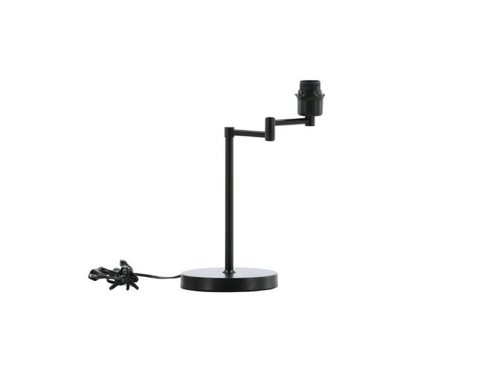 Tischlampe „Alice“ – Mit eleganten, verstellbaren schwarzen Ständer - Schwarz - Luxusbetten24