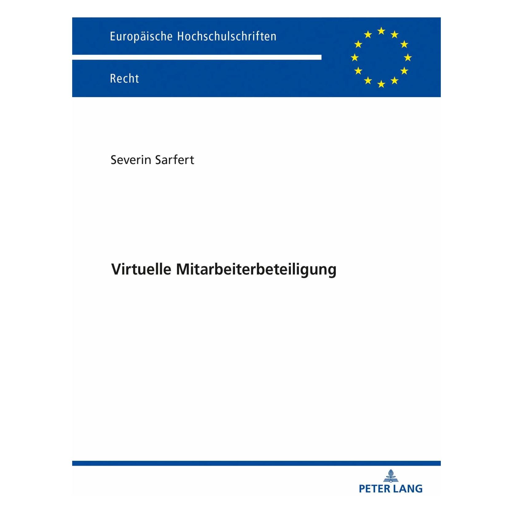 Peter Lang Virtuelle Mitarbeiterbeteiligung (Deutsch, Severin Sarfert, 2023) (42980057)