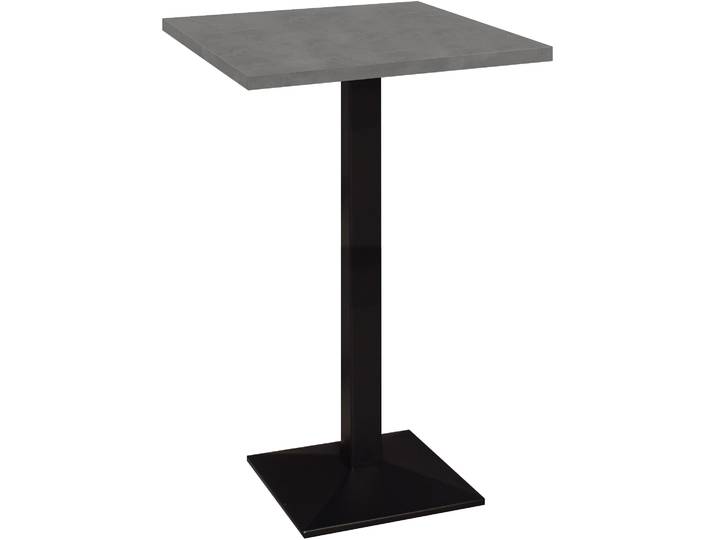 Mäusbacher Big Bistro Metall Quadrat-Säulengestell, eckige Platte BHT 70x105x70 cm