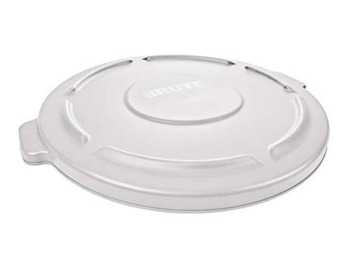 Rubbermaid Commercial Products FG260900WHT BRUTE LLDPE Afvaldeksel, rond, wit