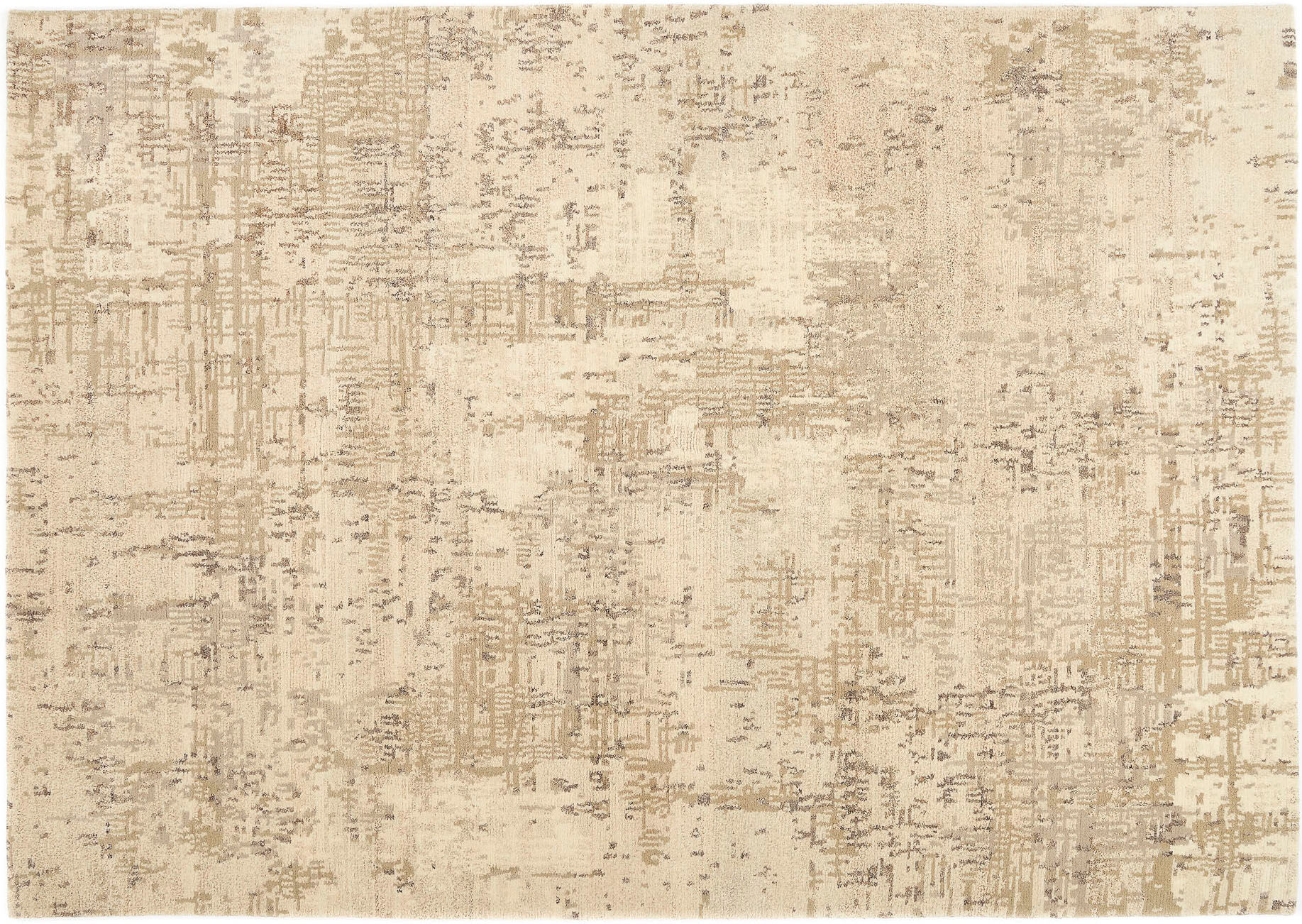 Wollteppich OCI DIE TEPPICHMARKE "RAW SIRA", beige (natur), B:170cm H:6mm L:240cm, Wolle, Teppiche, Wollteppich, handgeknüpft, echter Nepal, Naturfaser, Wohnzimmer natur B : 170cm 1 Stk., 6mm, L: 240cm