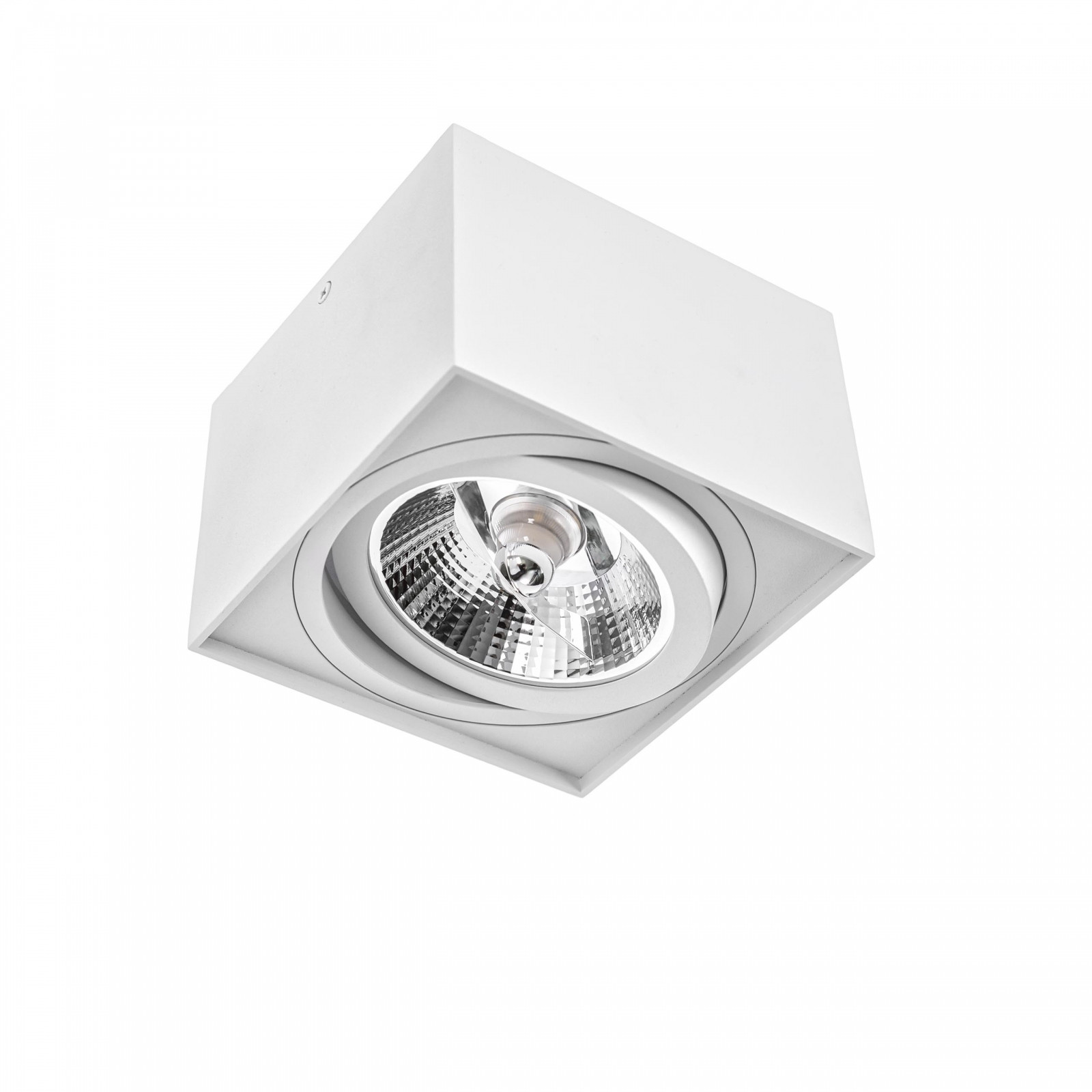 Spectrum inbouwspot Chloe AR111, wit, vierkant, 14,5 x 14,5 cm, max. 50W, GU10 fitting, kantelbaar