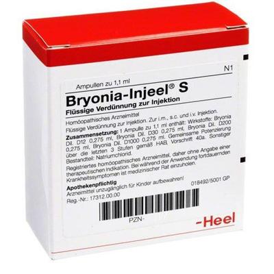 Bryonia Injeel S Ampullen 10 St