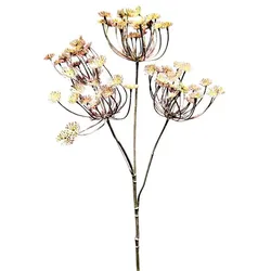 Kunstblume Bronzefenchel 77 cm Kunststoff Beige Natur