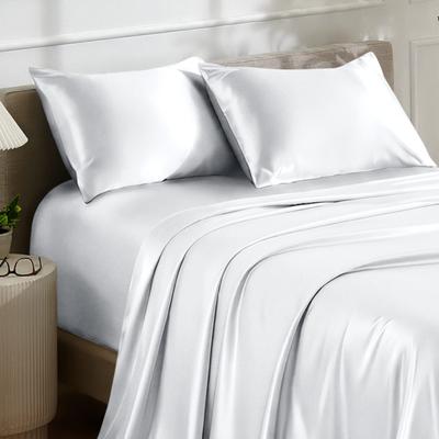 Bare Home Poly Satin Sheet Set