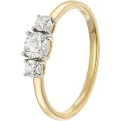 GLIZZ GL8702 Damen Diamantring Gold 333/8K, 56/17,8
