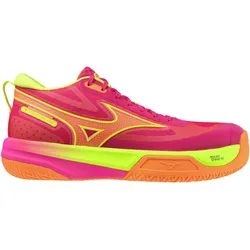 Mizuno, Unisex, Hallenschuhe, Neo Jump (44), Pink, Orange, Gelb