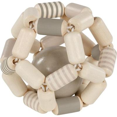 Greifling Elastik Ball, grau weiß