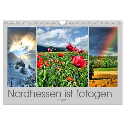Nordhessen ist fotogen (Wandkalender 2027 DIN A4 quer), CALVENDO Monatskalender