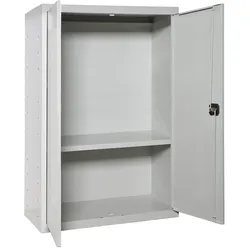 Proregal Stahlschrank AMEGO | HxBxT 90x80x40cm | 1x Fachboden | Grau-Grau