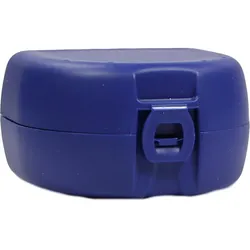 Prothesen-/Zahnspangenbox Universal Dunkelblau 1 ST
