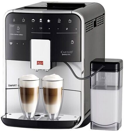 Expresso Broyeur Melitta Barista T Smart Connectée Argent-noir F830-101  - MaxiCoffee