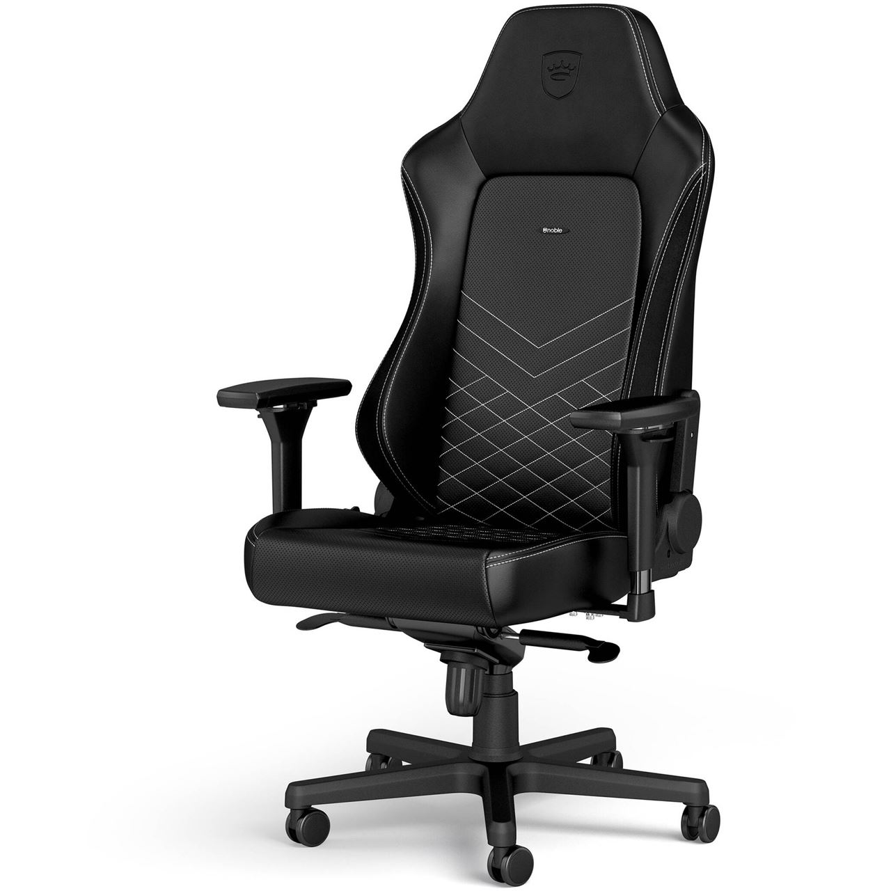 noblechairs HERO Gaming Stuhl - schwarz/platinweiß