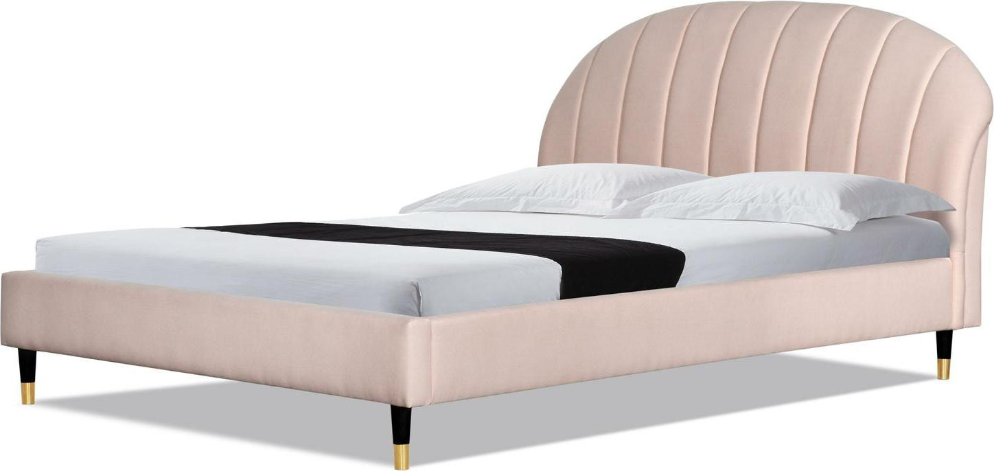 Modern luxe lederen tweepersoonsbed voor de slaapkamer