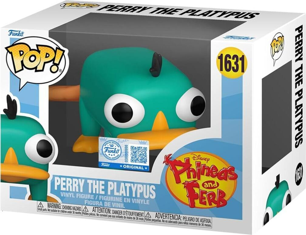 Funko Pop! Disney Phineas en Ferb Perry de Miereneter #1631 Speciale Editie