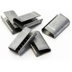 Transpak, Verpackungsmaterial, Metallverschlusshülse f.Bandbreite 13mm verzinkt aufgerauht verzinkt