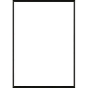 Update-Displays Klapprahmen Waterproof, 25 mm Profil, DIN A0, schwarz, Aluminium, wetterfest
