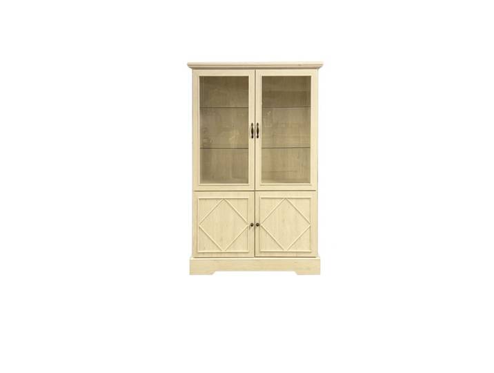 Vitrine COSTAL Imitation chêne clair vieilli