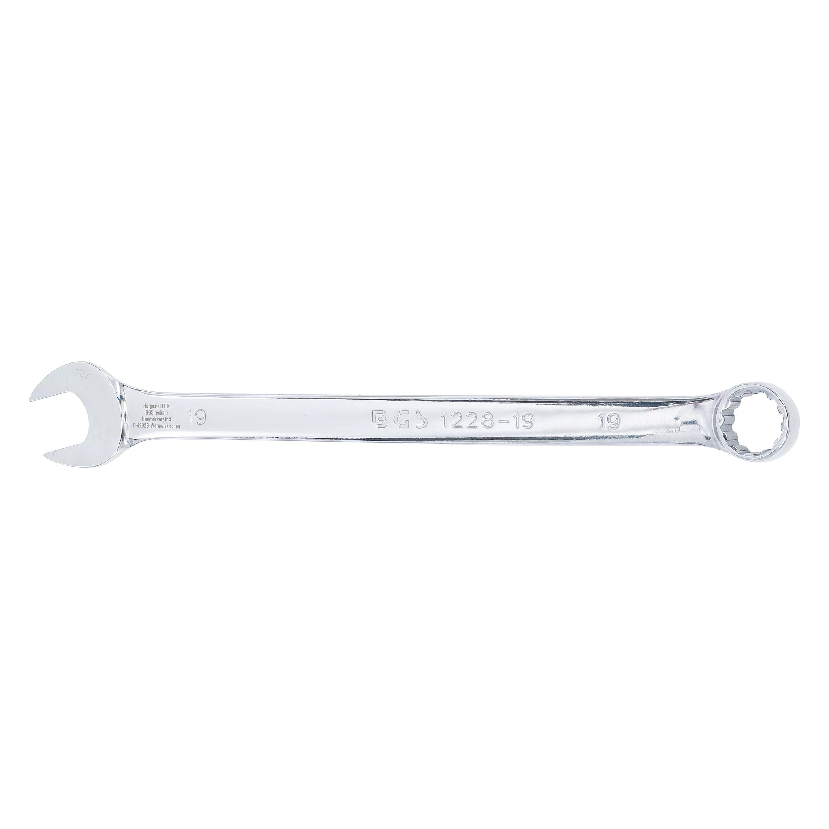 BGS Maul-Ringschlüssel extra lang SW 19 mm (19 mm) (1228-19)