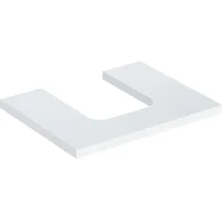 Geberit ONE WT-Pl. Aus mi. f. AWT Schalenform 60x3x47cm, weiß hgl.