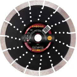 Rhodius, Sägeblatt, Diamanttrennscheibe gerade LD410 SPEED Ø 230 x 17,0 x 2,8 x 22,23mm