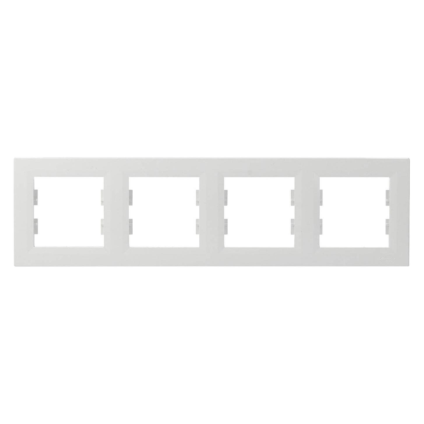 Schneider Electric Rahmen Asfora Weiss (RAL 9003) EPH5800421D (EPH5800421D)