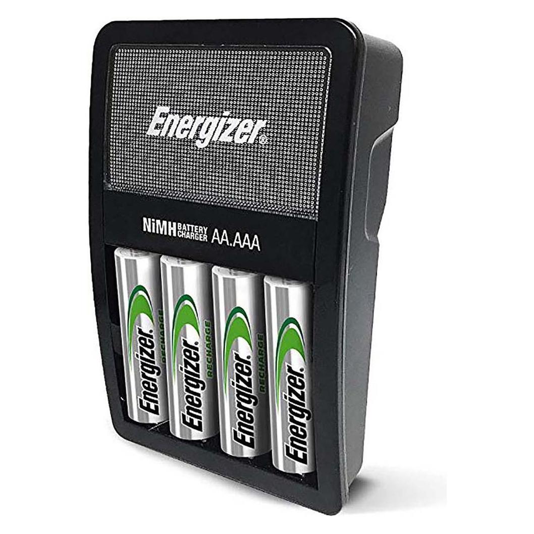 Energizer Recharge Maxi (4 Stk., AA, Ladegerät inkl. Akku) (E300321202)
