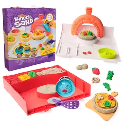 Spin Master - Kinetic Sand Squish Pizza Set