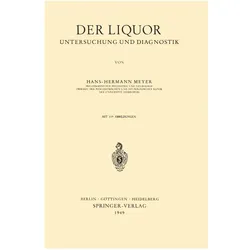 Der Liquor, Fachbücher von H.-H. Meyer, Hans-Hermann Meyer