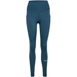 hummel, Damen, Tights, Hmlhiit Intensity High Waist Tights (S), Blau