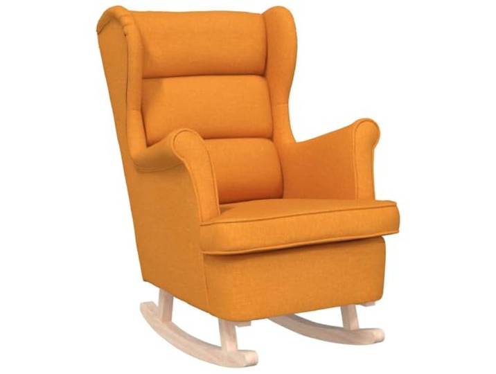 Heofavd Schaukelsessel Dunkelgelb 74x90x102 cm Stoff Relaxsessel