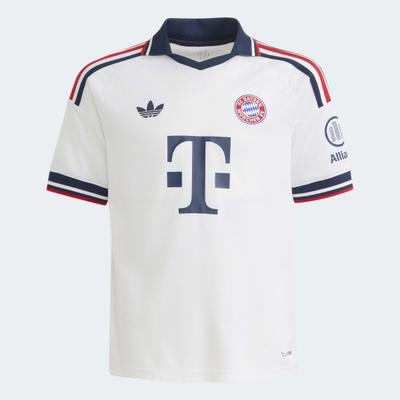 Fußballtrikot ADIDAS PERFORMANCE "FCB A JSY Y", Jungen, Gr. 152, weiß, Obermaterial: 100% Polyester, Trikots Fußballtrikot, für Kinder, aus Polyester, neutraler Schnitt