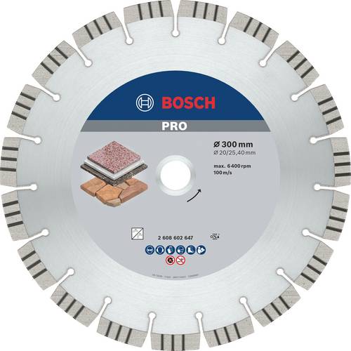 Bosch Accessories 2608602647 Bosch Power Tools Diamanttrennscheibe 1 St.