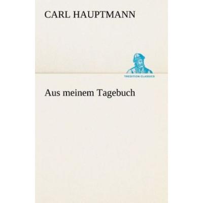 Aus meinem Tagebuch, Taschenbuch von Carl Hauptmann, Tredition, 978-3-8495-3033-4
